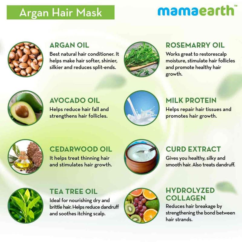 Argon Oil Strengthening Hair Masque by Creme of Nature, Argan Oil of Morocco, Helps Restore Dry Damaged Curls, 11.5 Fl Oz - Image 5