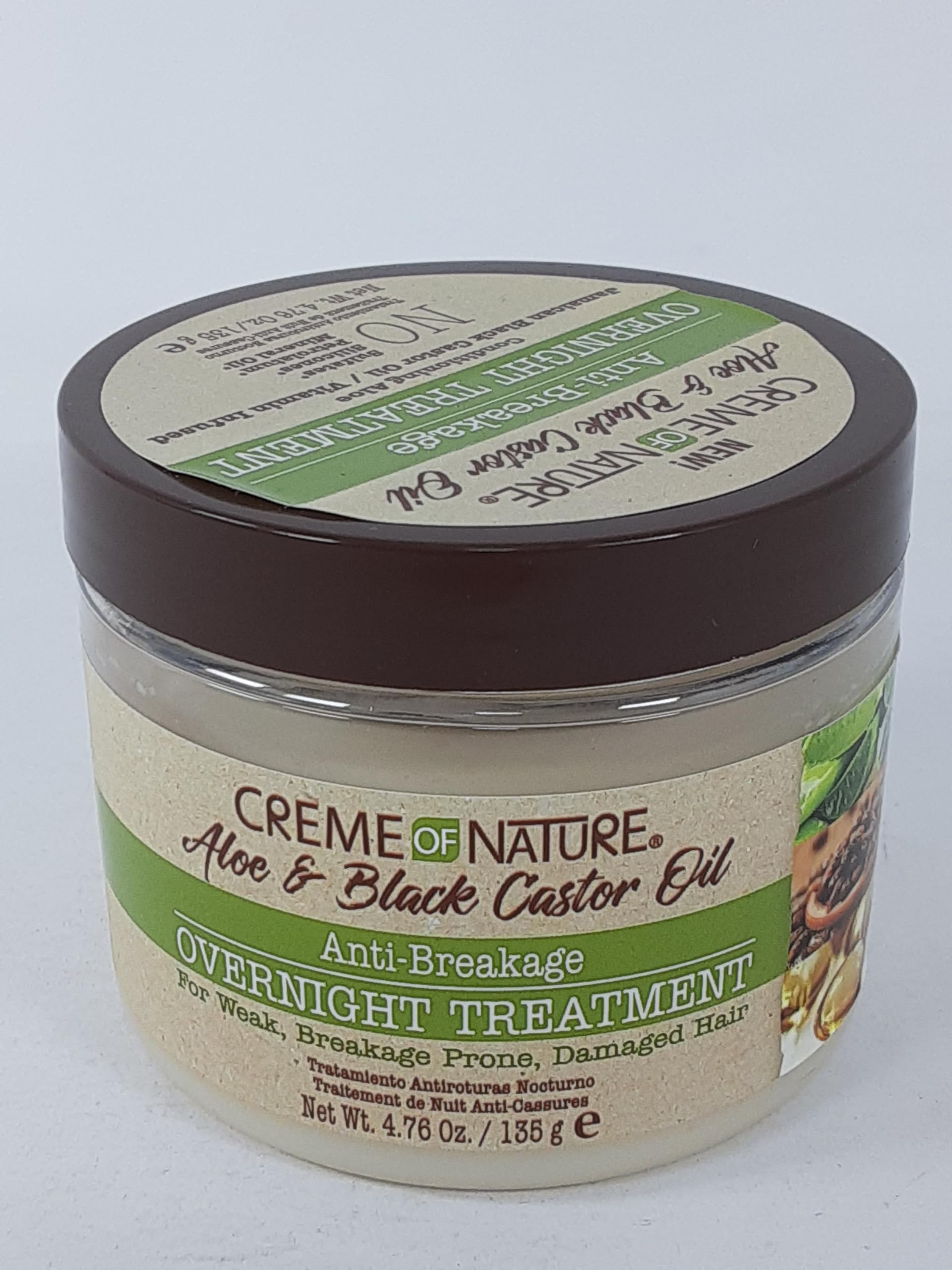 Creme of Nature, Anti-Breakage Overnight Treatment, With Aloe Vera Juice, Jamaican Black Castor Oil, 4.76 Oz - Image 5