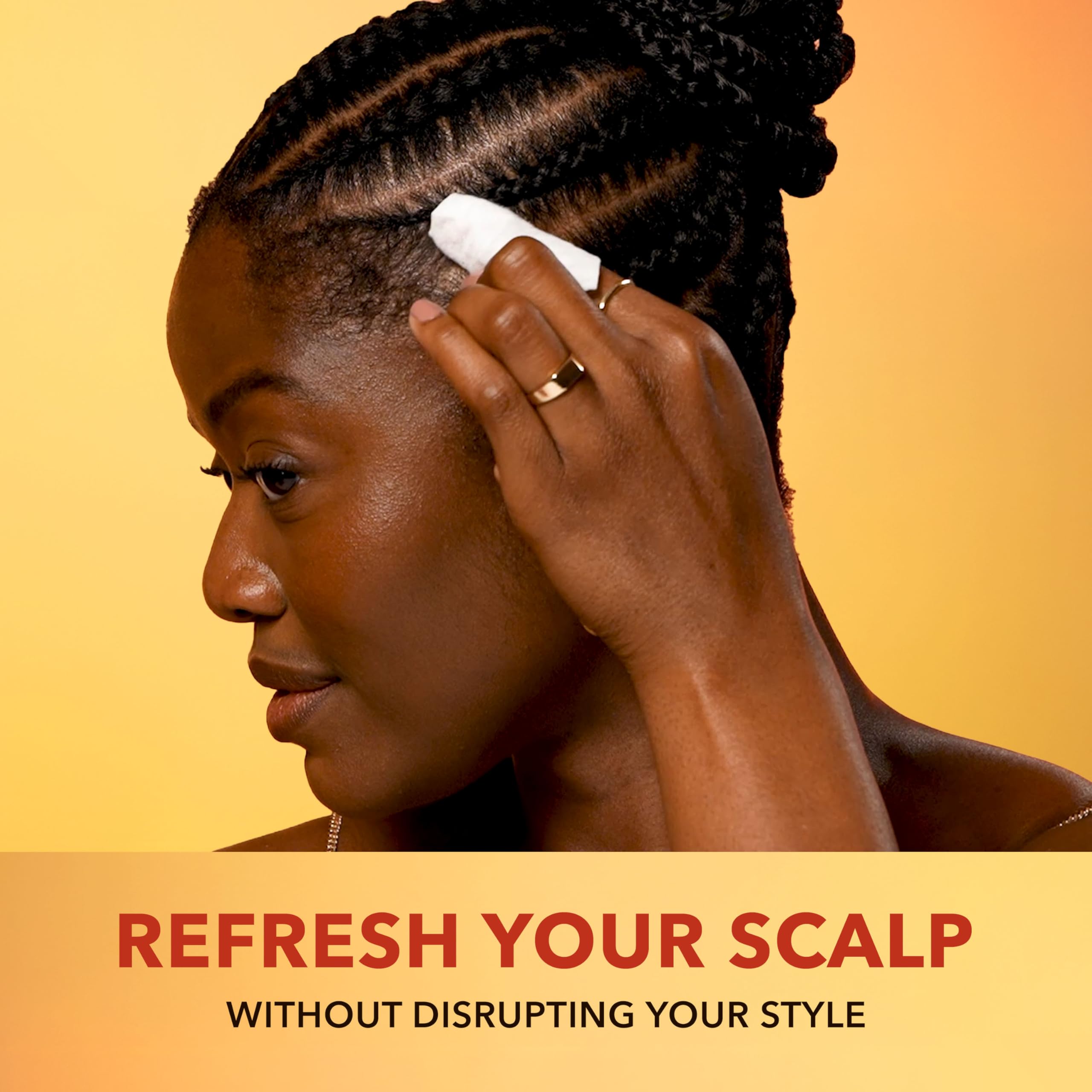 Creme of Nature Argan Oil from Morocco Scalp Relief Wipes, Moisturizing Cleanser for Dry Irritated Scalp, Braids & Locs Care, 20 count - Image 5