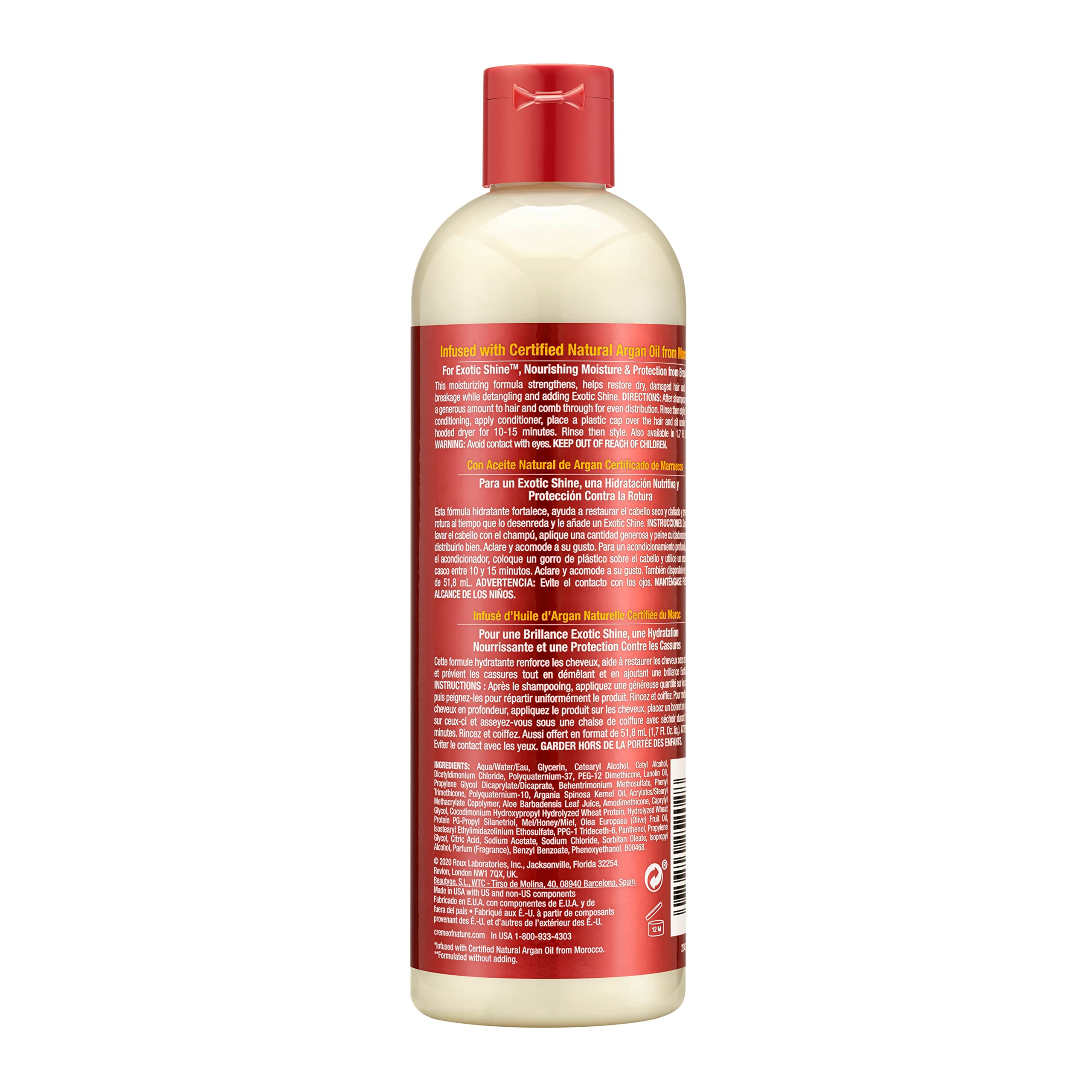 Creme of Nature Intensive Conditioning Treatment, Strengthens & Deeply Infuses Moisture, Prevents Breakage, Infused with 100% Organic Argan Oil, 12 oz - Image 13