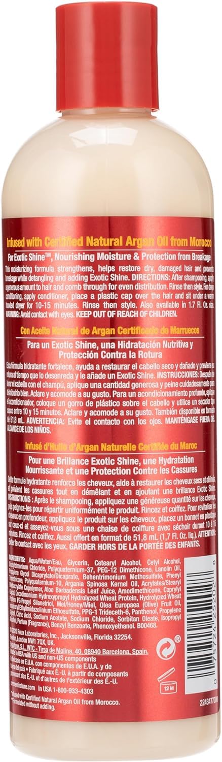Creme of Nature Intensive Conditioning Treatment, Strengthens & Deeply Infuses Moisture, Prevents Breakage, Infused with 100% Organic Argan Oil, 12 oz - Image 2
