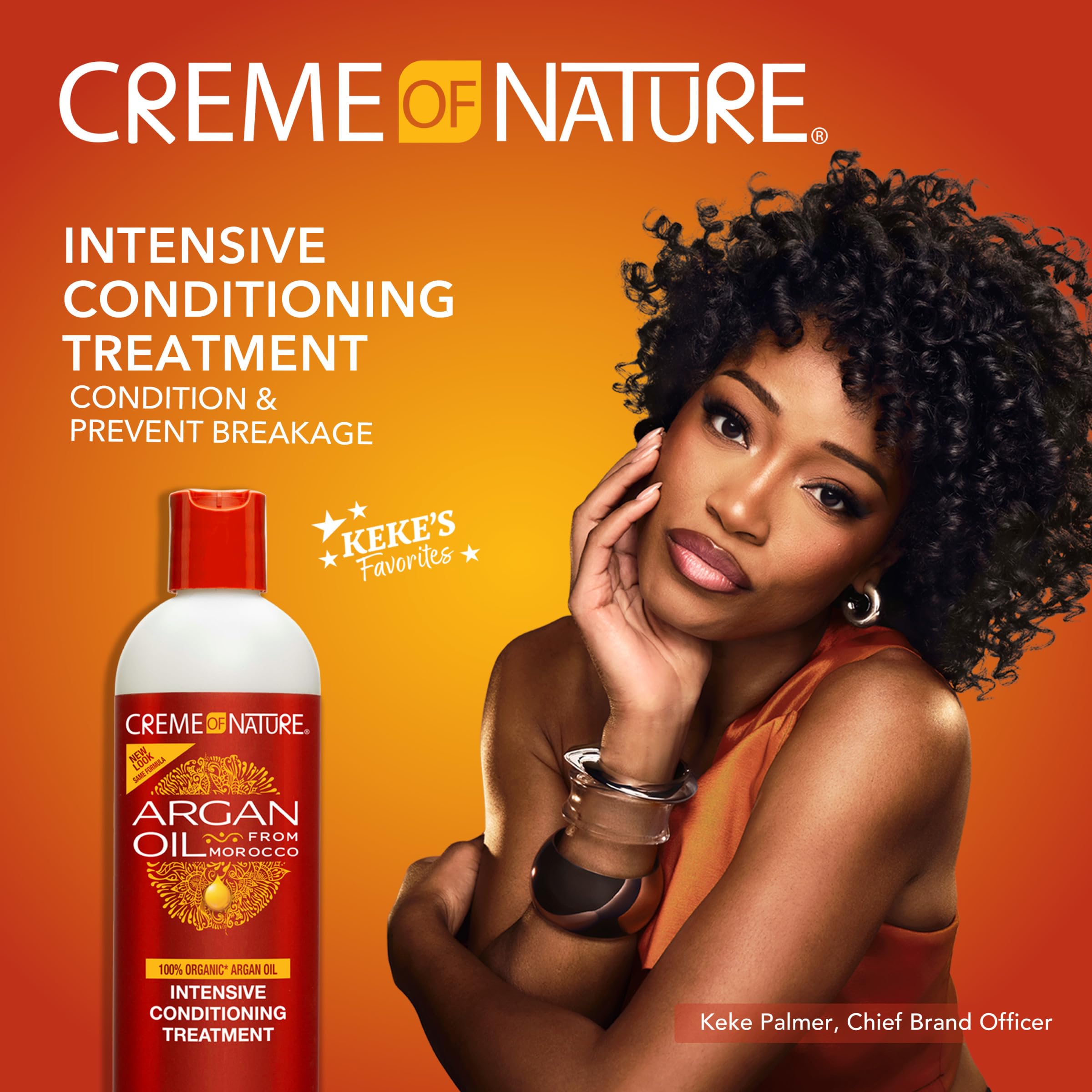 Creme of Nature Intensive Conditioning Treatment, Strengthens & Deeply Infuses Moisture, Prevents Breakage, Infused with 100% Organic Argan Oil, 12 oz - Image 3