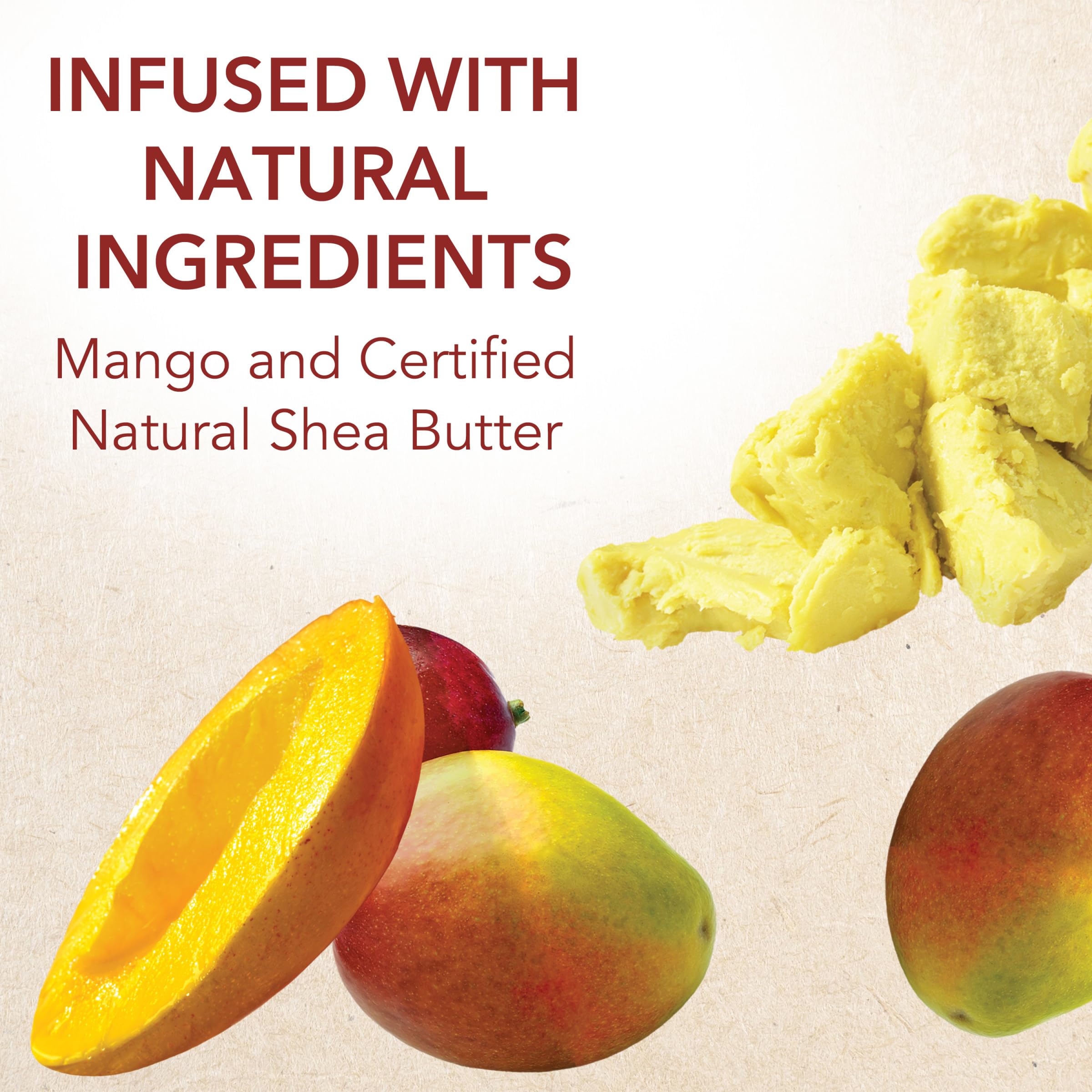 Creme of Nature Mango and Shea Butter Ultra-Moisturizing Leave In Conditioner with Certified Natural Ingredients, Creamy No-Rinse Softening Treatment for Thick, Dry, Curly and Textured Hair, 8 oz - Image 3