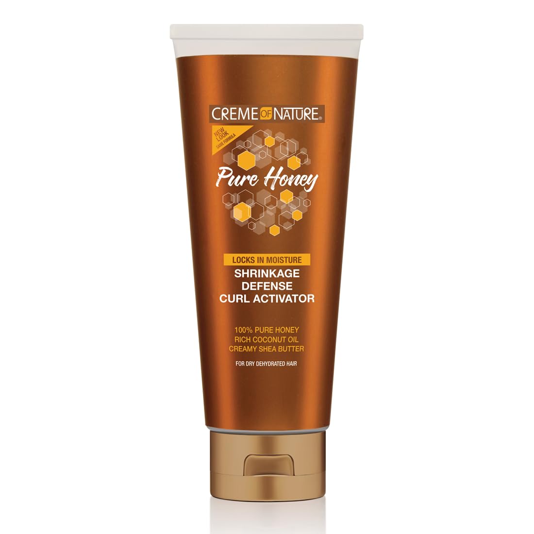 Creme of Nature Pure Honey Define Shrinkage Defense Curl Activator, Moisture-Rich Formula with Coconut Oil & Shea Butter, For Dry, Dehydrated Hair 10.5 oz