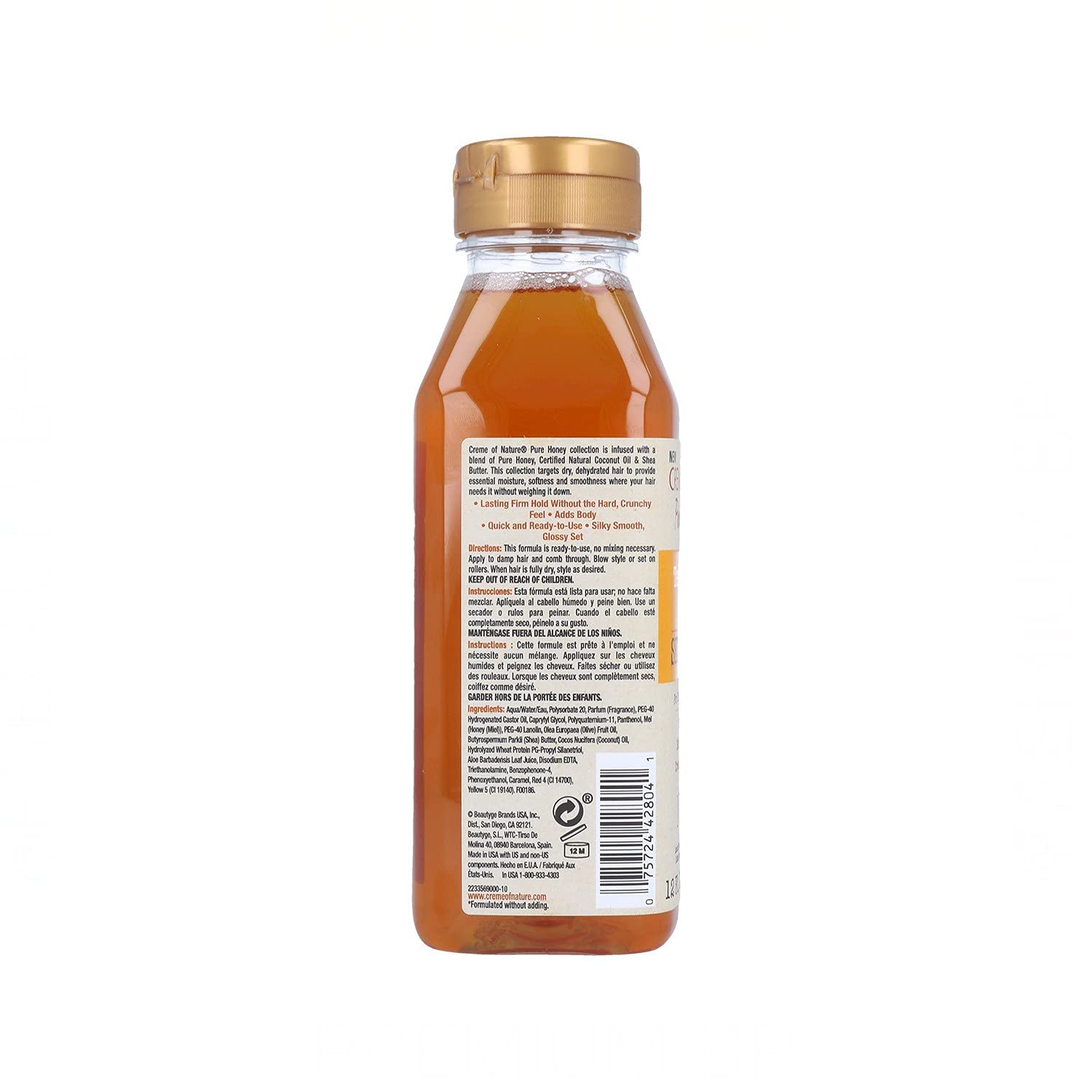 Creme of Nature Pure Honey Setting Lotion 12 Ounce (355ml) - Image 4